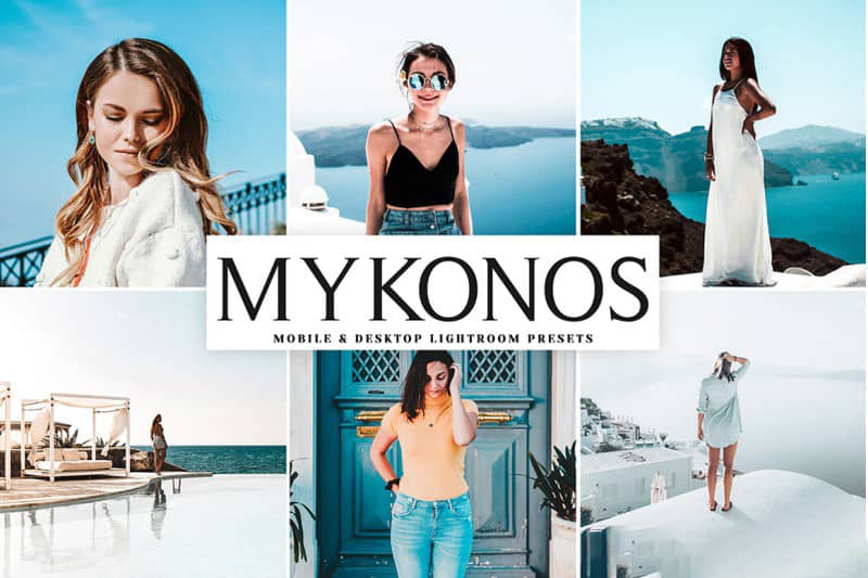 旅拍人像清新明亮胶片感Lightroom预设+手机版Mobile Lightroom预设