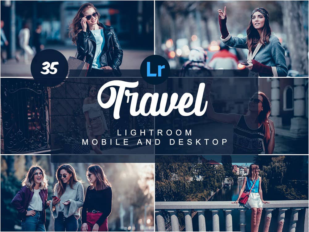 旅拍人像电影胶片色调Lightroom预设 手机APP滤镜 Travel PRESETS