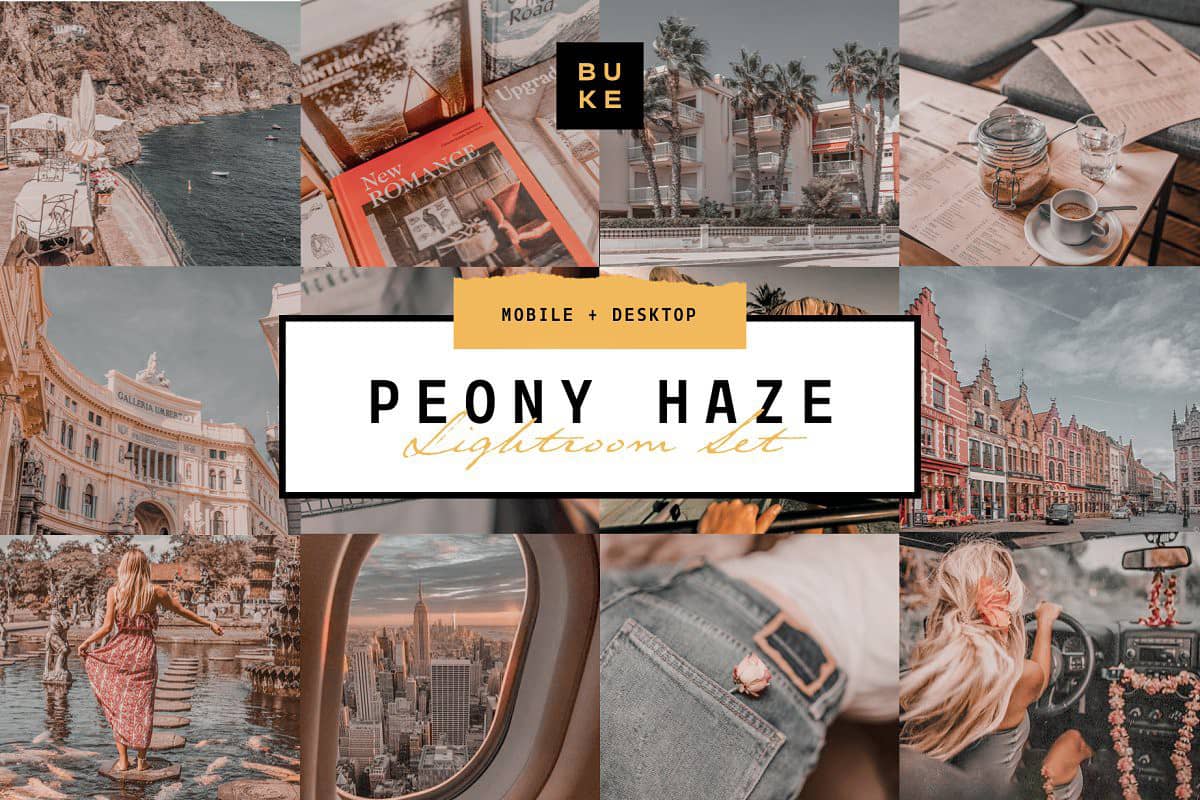 旅拍人像褪色粉彩Lightroom预设+手机版APP滤镜预设