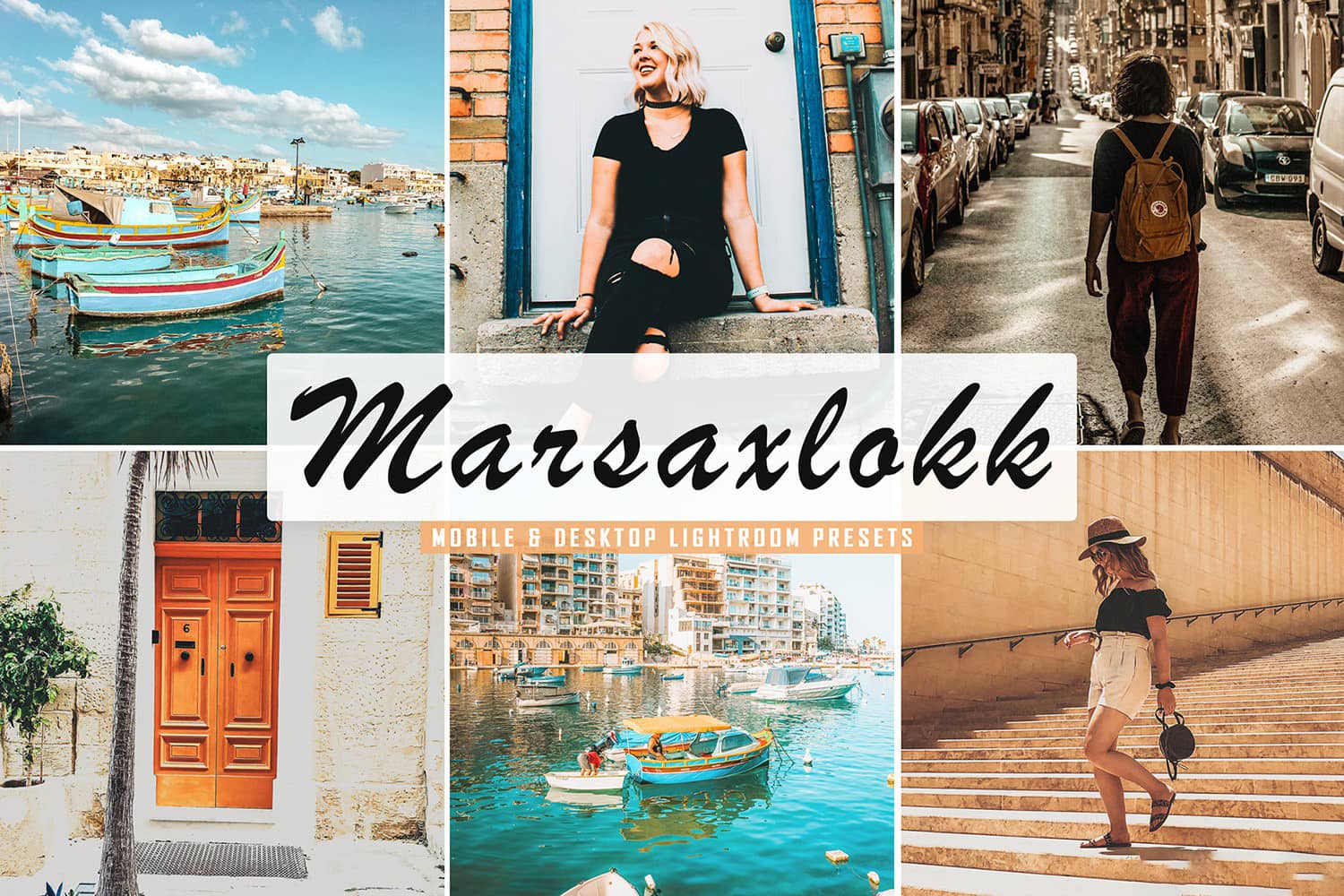 旅拍巧克力色调LR预设+移动APP预设 Marsaxlokk Lightroom Presets