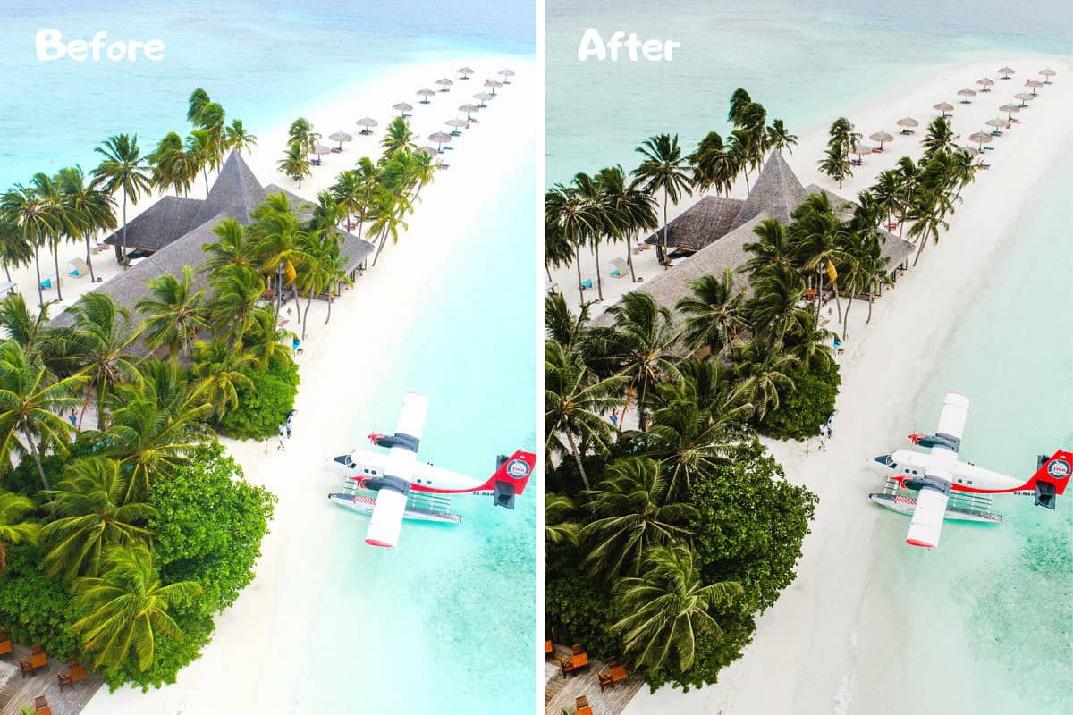 旅拍森系INS人像胶片风LR预设+APP预设 Green Lightroom Presets