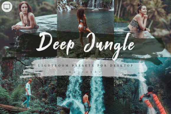 旅拍森系电影色调人像LR预设 ACR预设Deep Jungle Lightroom Presets