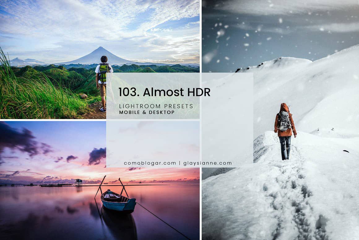 旅拍风光人文HDR预设INS照片Lightroom预设 移动APP照片滤镜