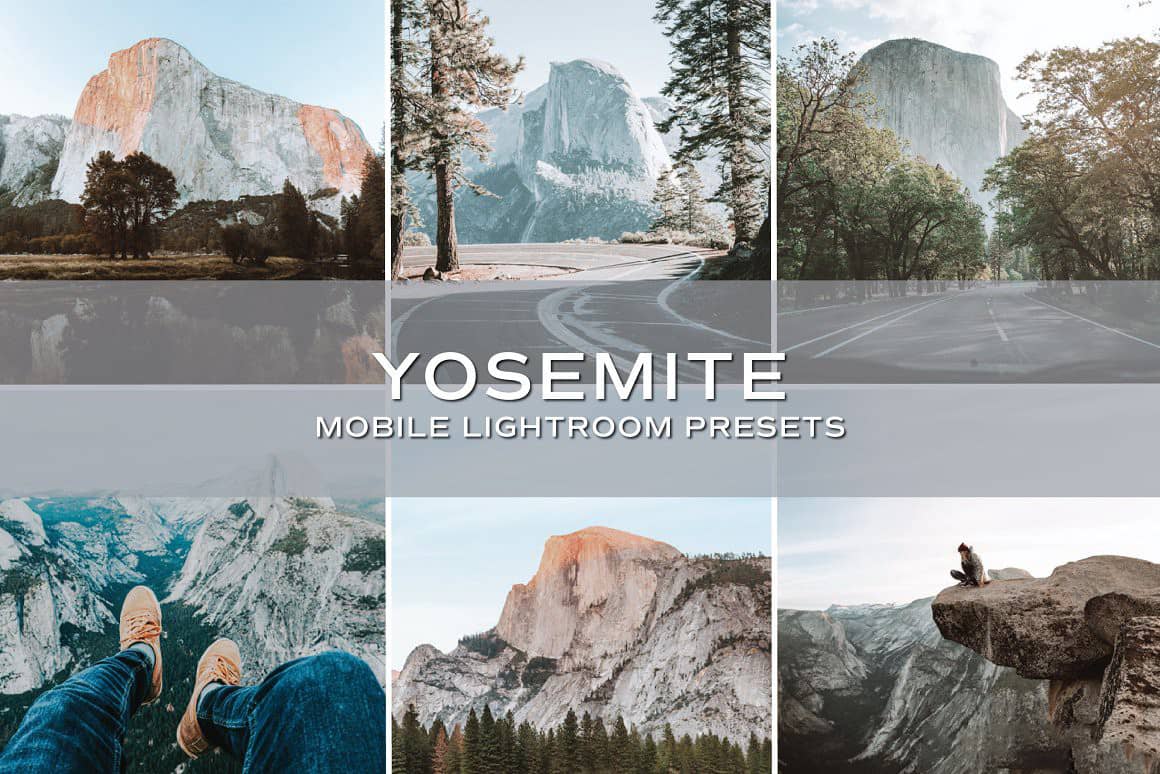 旅拍风光电影胶片色调Lightroom预设 手机APP滤镜 Yosemite Lightroom Presets