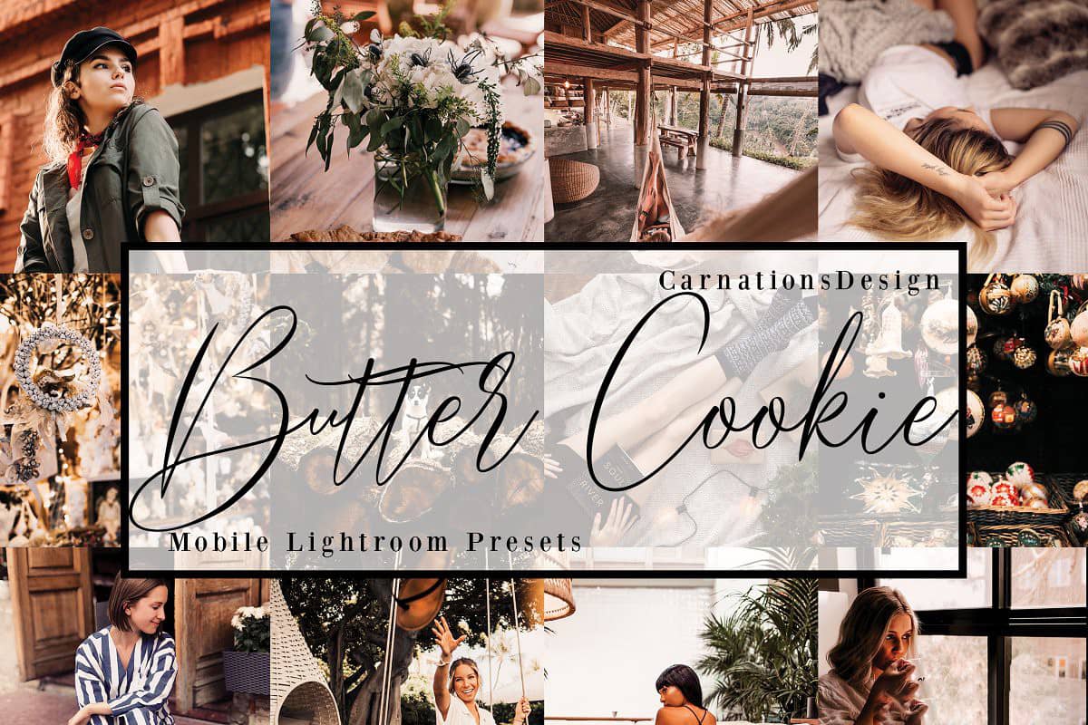 旅拍风清晰明亮黄油色调Lightroom预设+手机版APP滤镜