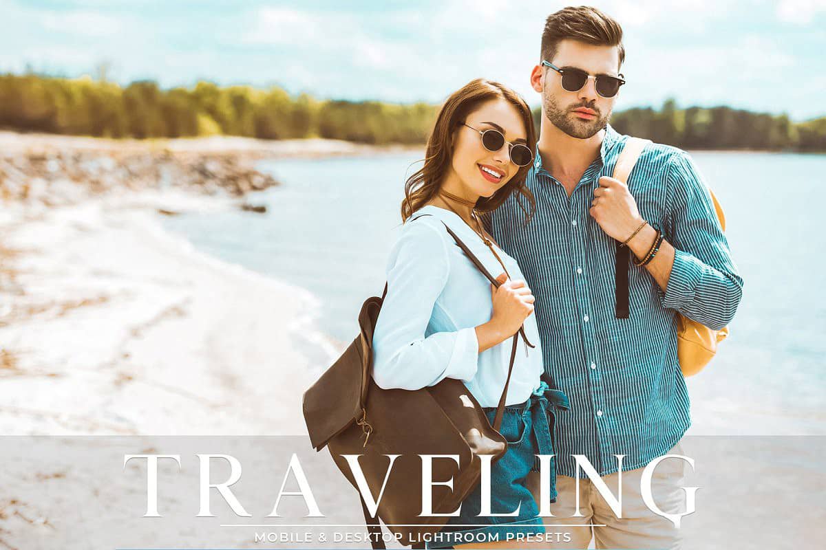 旅行人像Lightroom预设+手机版lr预设Traveling Lightroom Presets