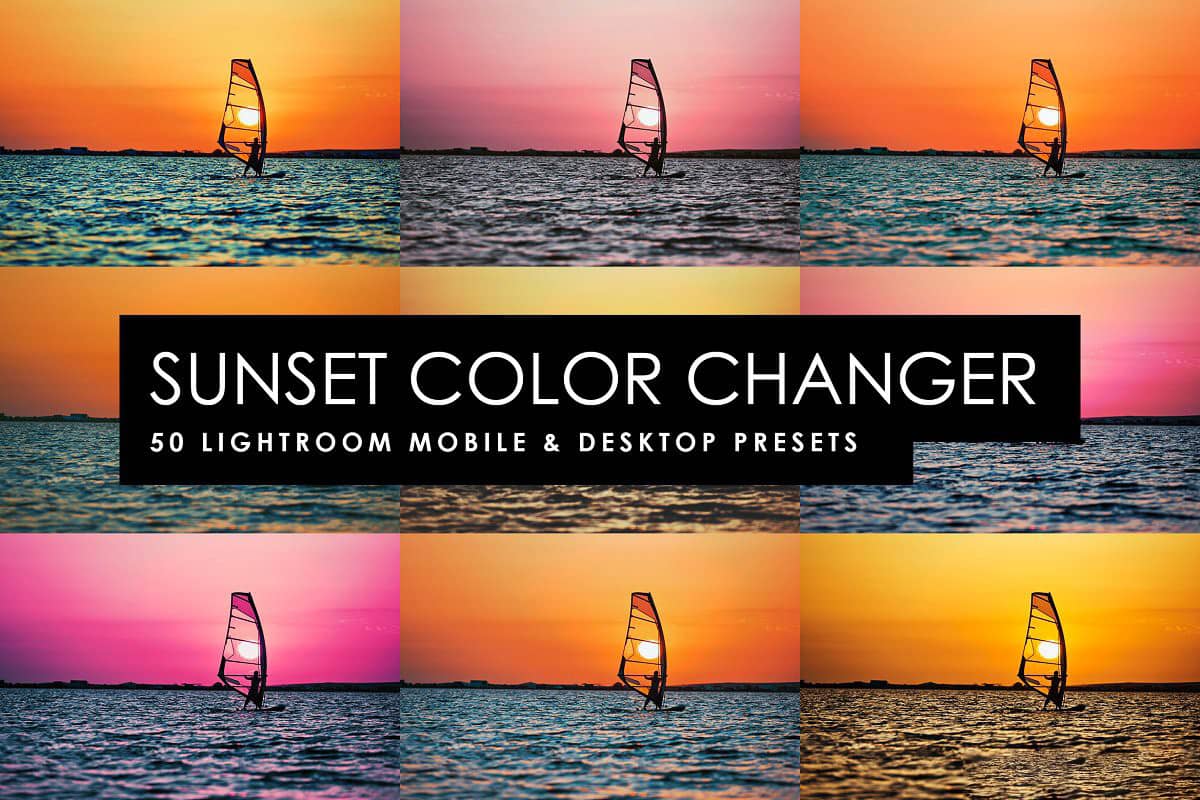 日落日出风光大片LR预设+3DLUT预设 Sunset Changer Lightroom Presets
