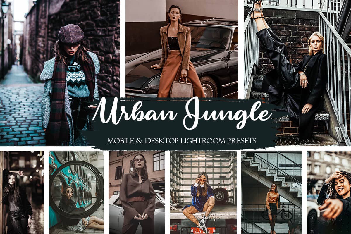 时尚人像旅拍城市扫街LR预设 APP预设 Urban Jungle Presets