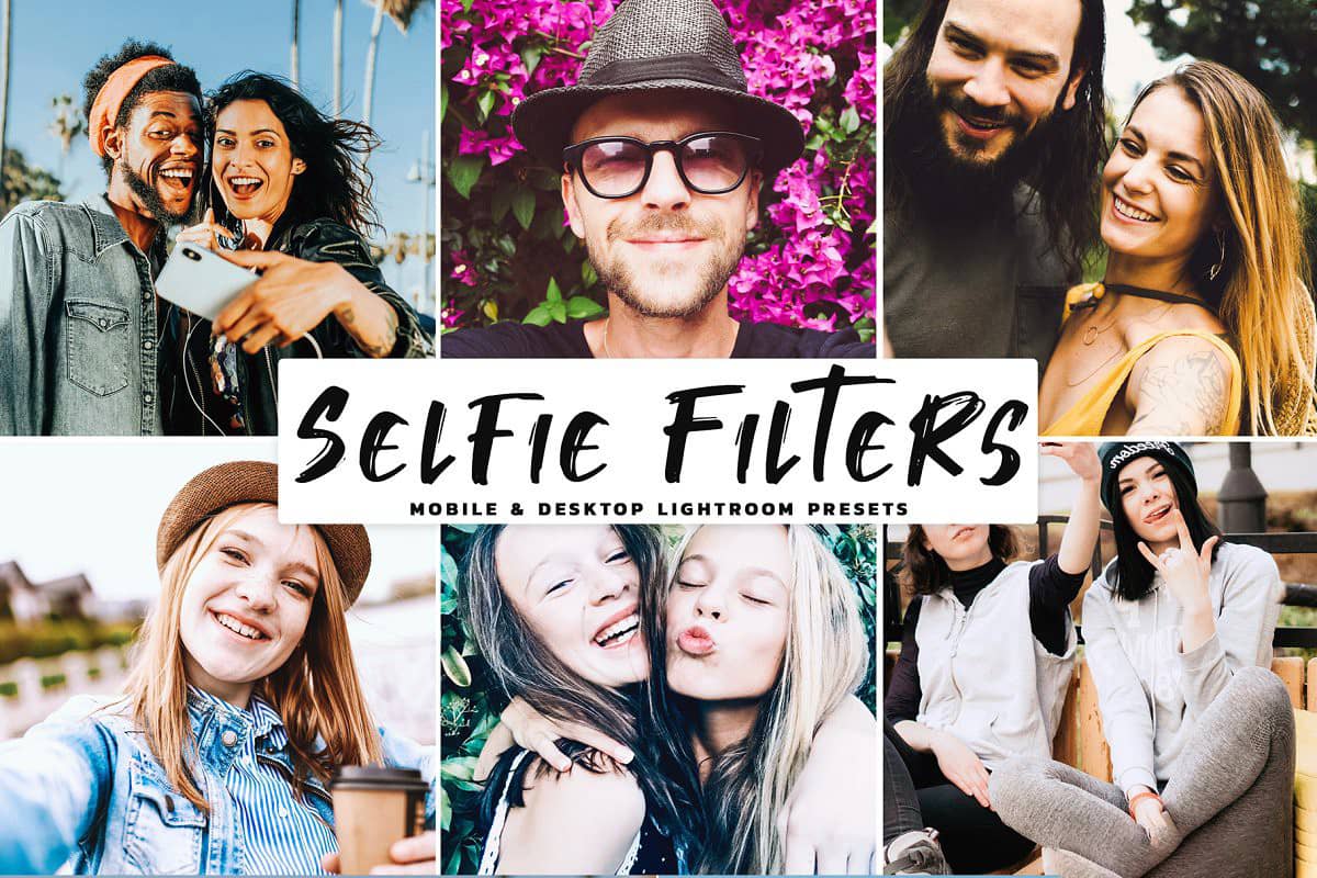 时尚人像旅行自拍调色Lightroom预设+手机APP自拍调色滤镜