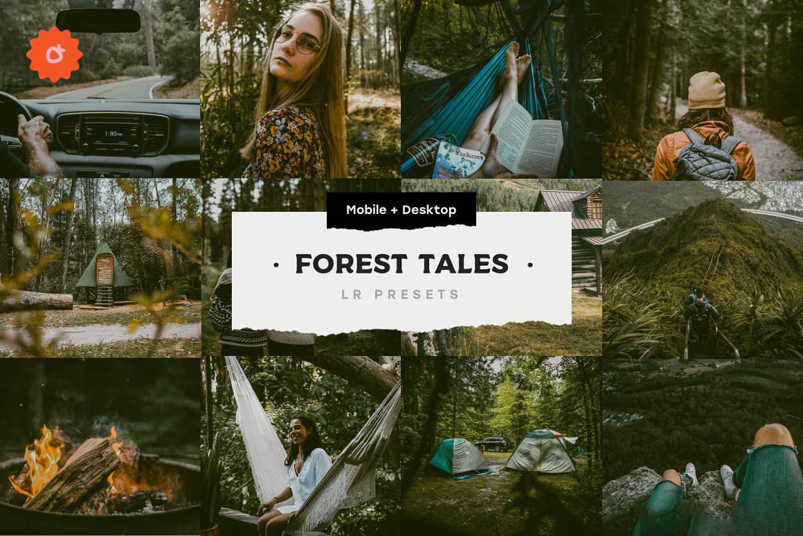 森系旅拍电影INS滤镜胶片LR预设 Forest Tales Lightroom Presets