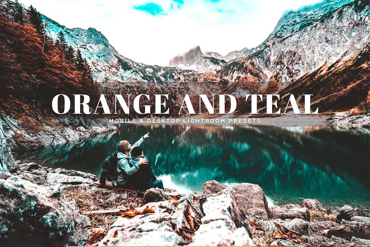 橙蓝绿色调旅拍人像LR预设+手机版lr预设 Orange And Teal Lightroom