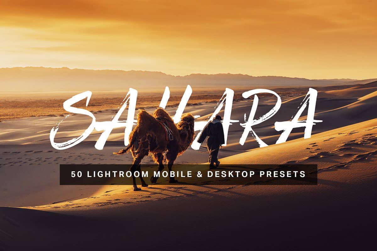 沙漠通透旅拍风LR预设+3DLUT预设 Sahara Lightroom Presets and LUTs