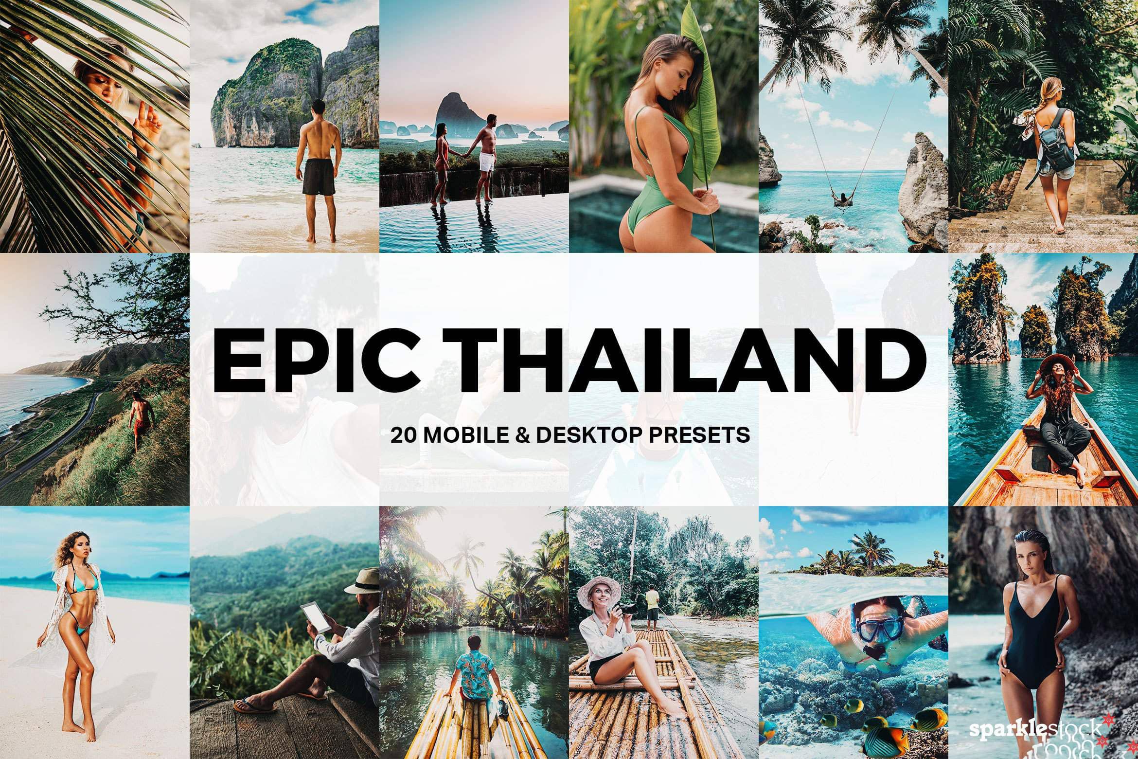 泰国旅行人文LR预设 旅拍视频LUT预设Epic Thailand Lightroom Presets