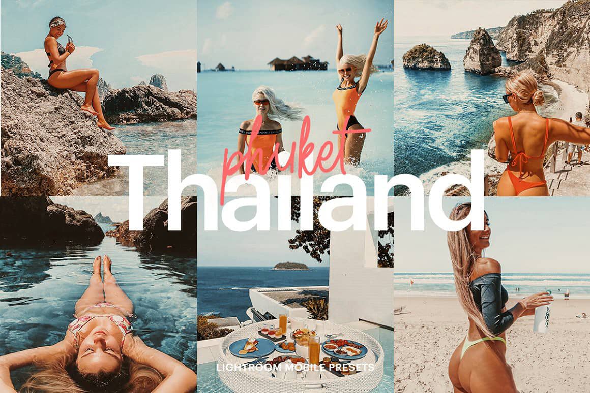 泰国普吉岛旅拍人像LR预设 Lightroom Preset-Thailand Phuket