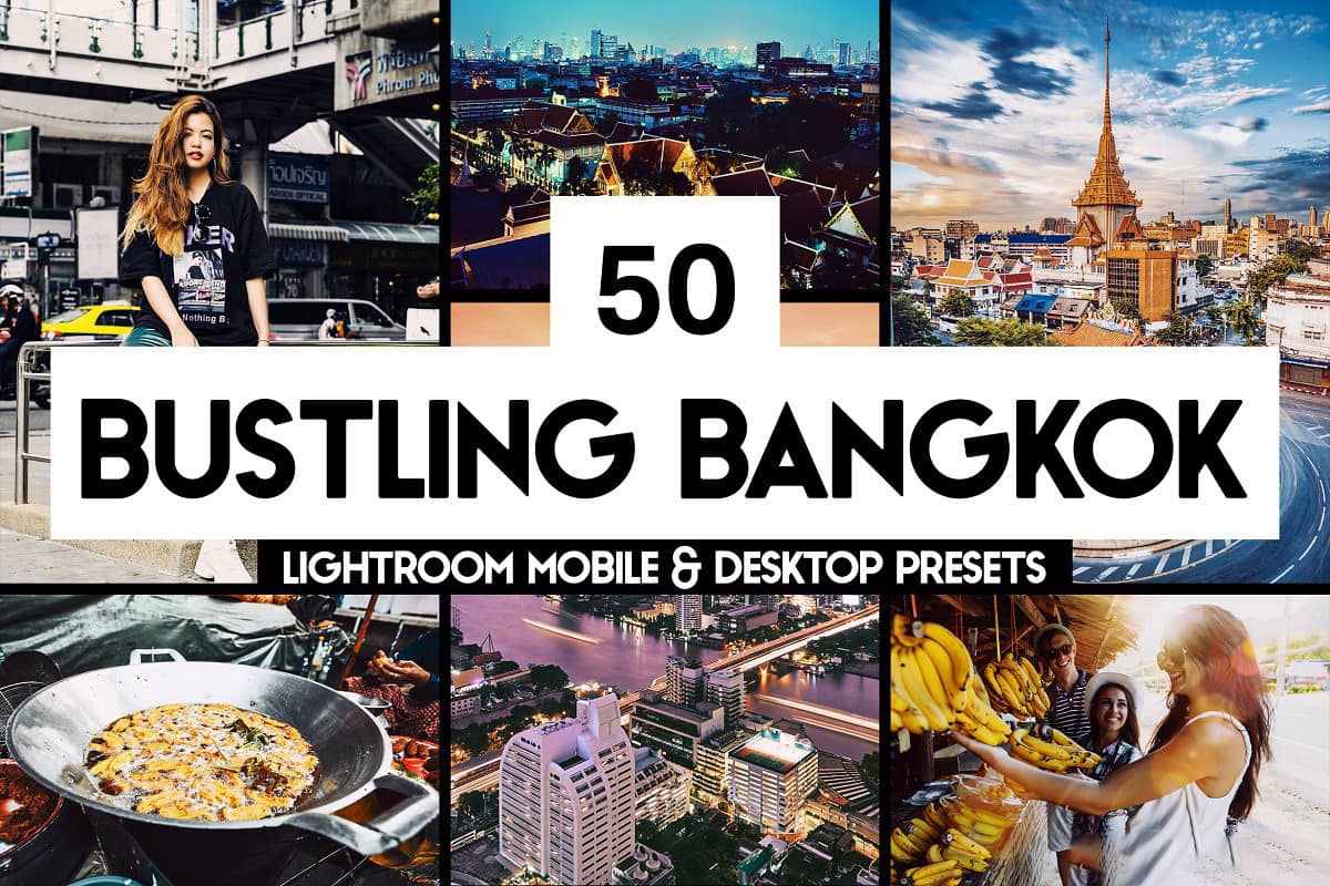 泰国曼谷旅拍胶片LR预设+LUT预设 Bangkok Lightroom Presets LUTs