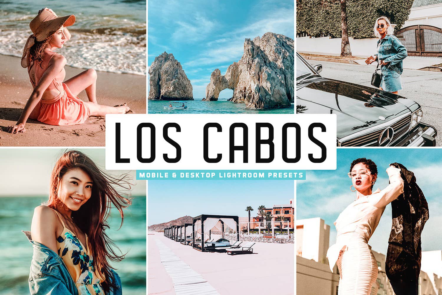 洛斯卡沃斯夏季旅拍人像LR预设+APP预设 Los Cabos Lightroom Presets