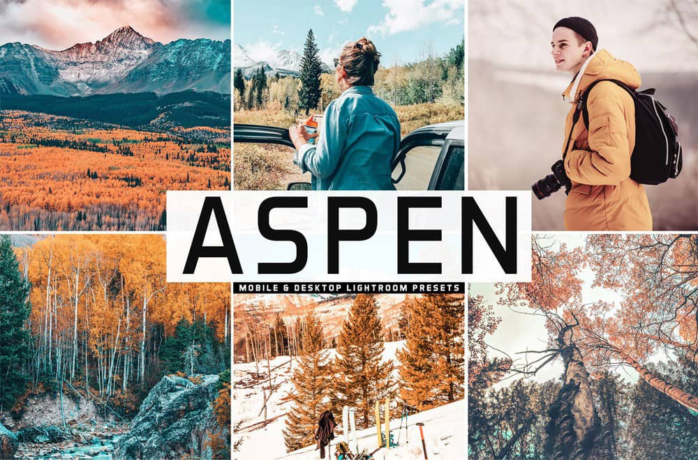 科罗拉多州秋季旅拍色彩增强胶片Lightroom预设+手机版APP预设