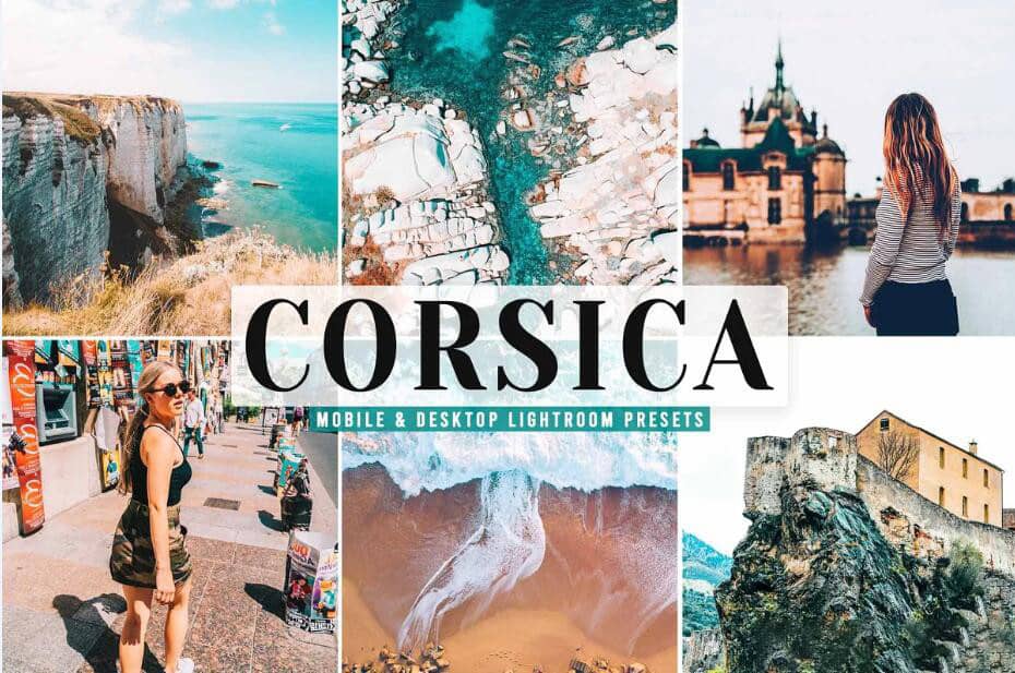 科西嘉旅拍风光人文Lightroom预设 手机APP滤镜 Corsica Pro Lightroom Presets