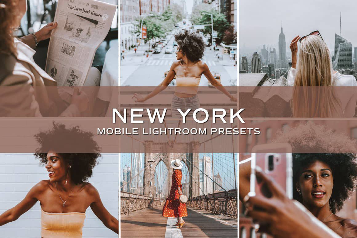 纽约旅拍人文风光INS人像LR预设 手机APP预设 New York City Lightroom Presets