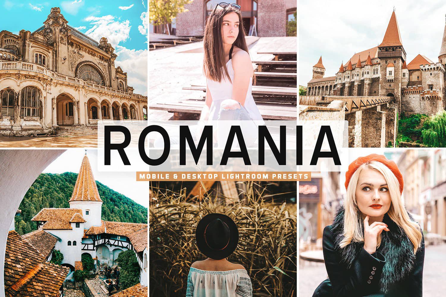 罗马尼亚人文旅拍PS LR预设 APP预设 Romania Lightroom Presets