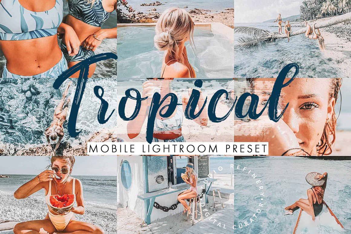 莫兰迪LR预设之热带海岛旅拍写真LR预设 Tropical Lightroom Presets