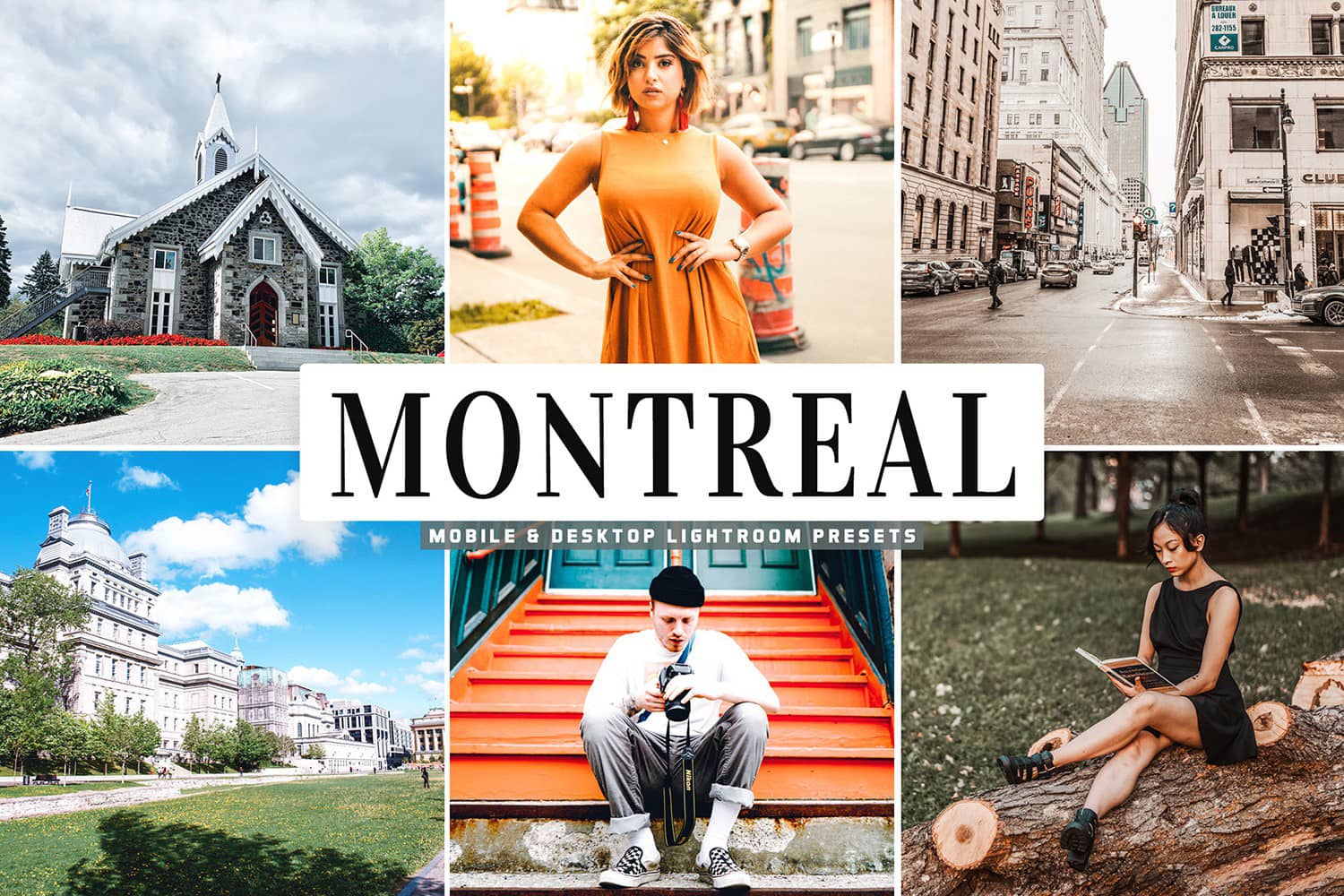 蒙特利尔旅拍人像LR预设+移动APP预设 Montreal Lightroom Presets