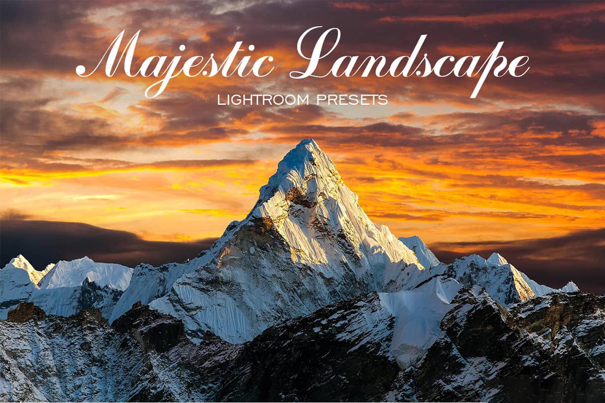 通透风光大片色彩校正LR预设+APP预设 Majestic Landscape Lightroom