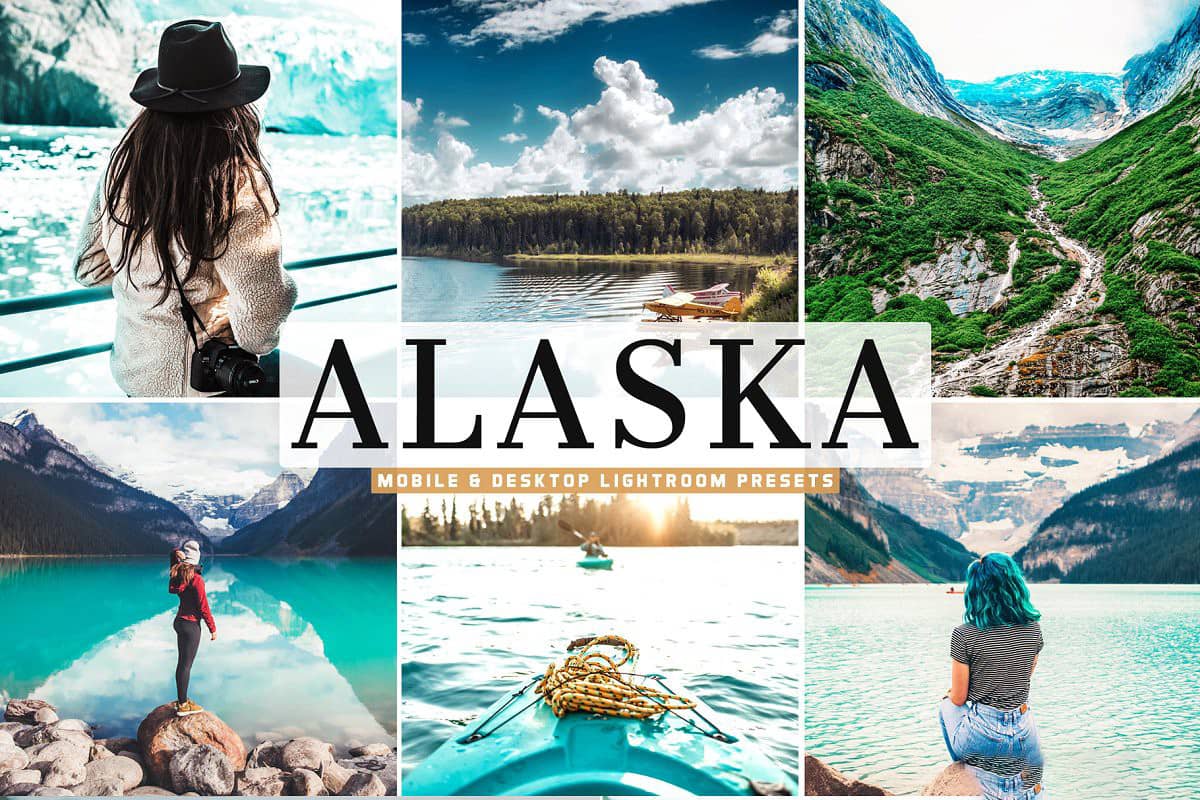阿拉斯加州风光摄影LR预设 APP预设 Alaska Pro Lightroom Presets