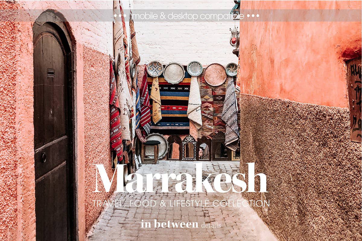 马拉喀什旅拍Lightroom预设+手机版lr预设 Marrakesh Lightroom Presets