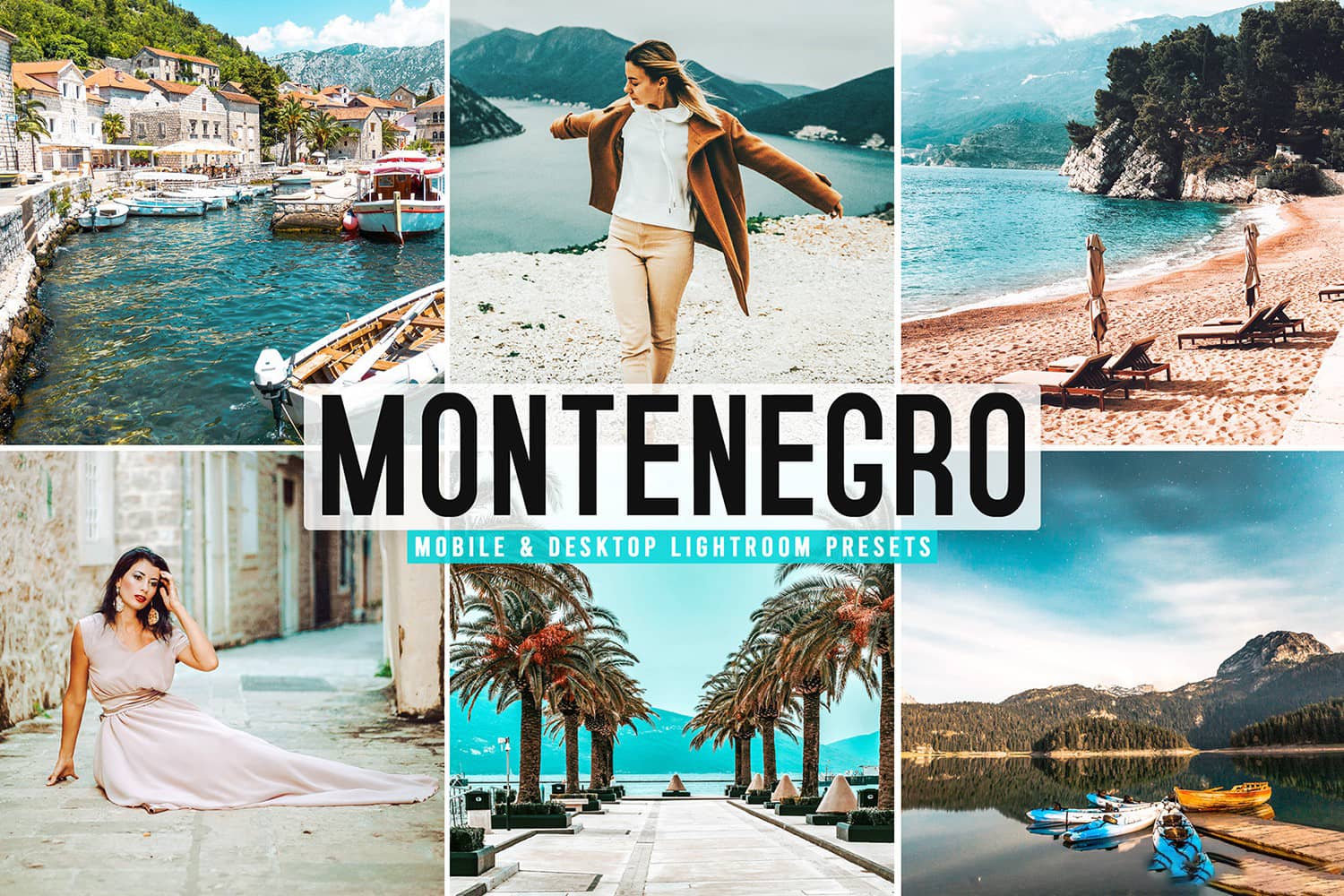 黑山奶油橄榄绿旅拍胶片LR预设 手机APP滤镜 Montenegro Lightroom Presets