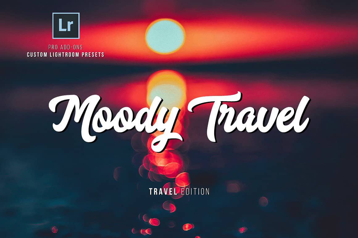 100个专业旅行风景Lightroom预设 Moody Travel Lightroom Presets