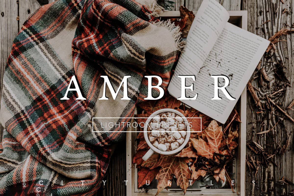 低保和旅拍琥珀色Lightroom预设+手机版lr预设 AMBER Moody Fall LR