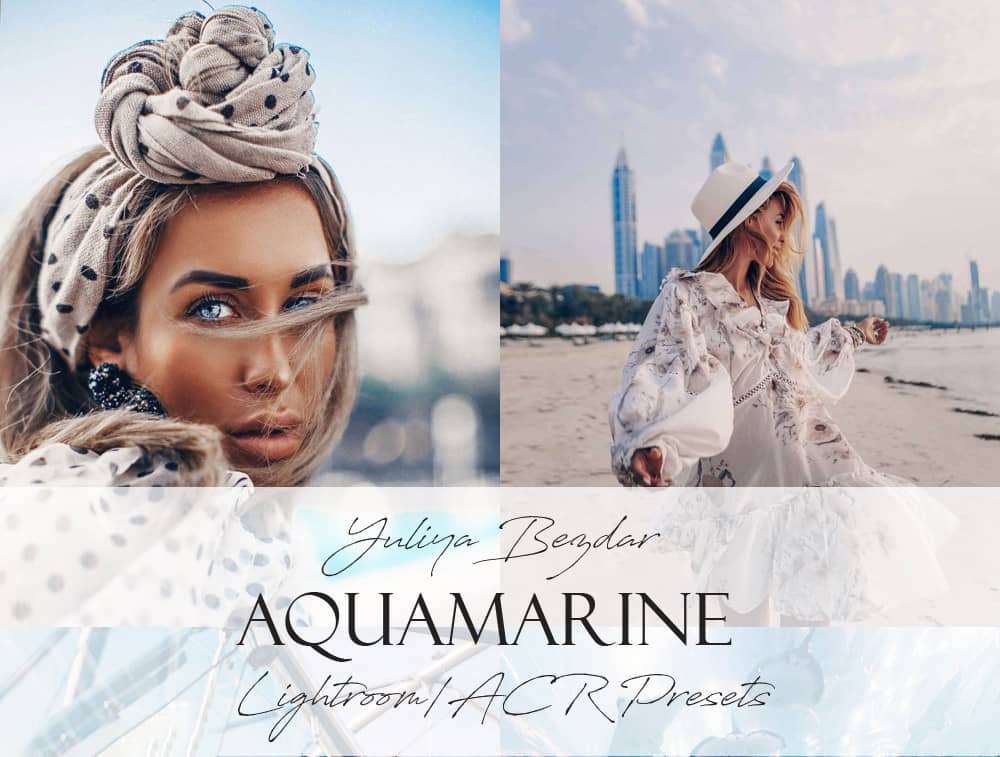 俄罗斯摄影师Yuliya Bezdar城市旅拍典雅宝石蓝色调Lightroom预设