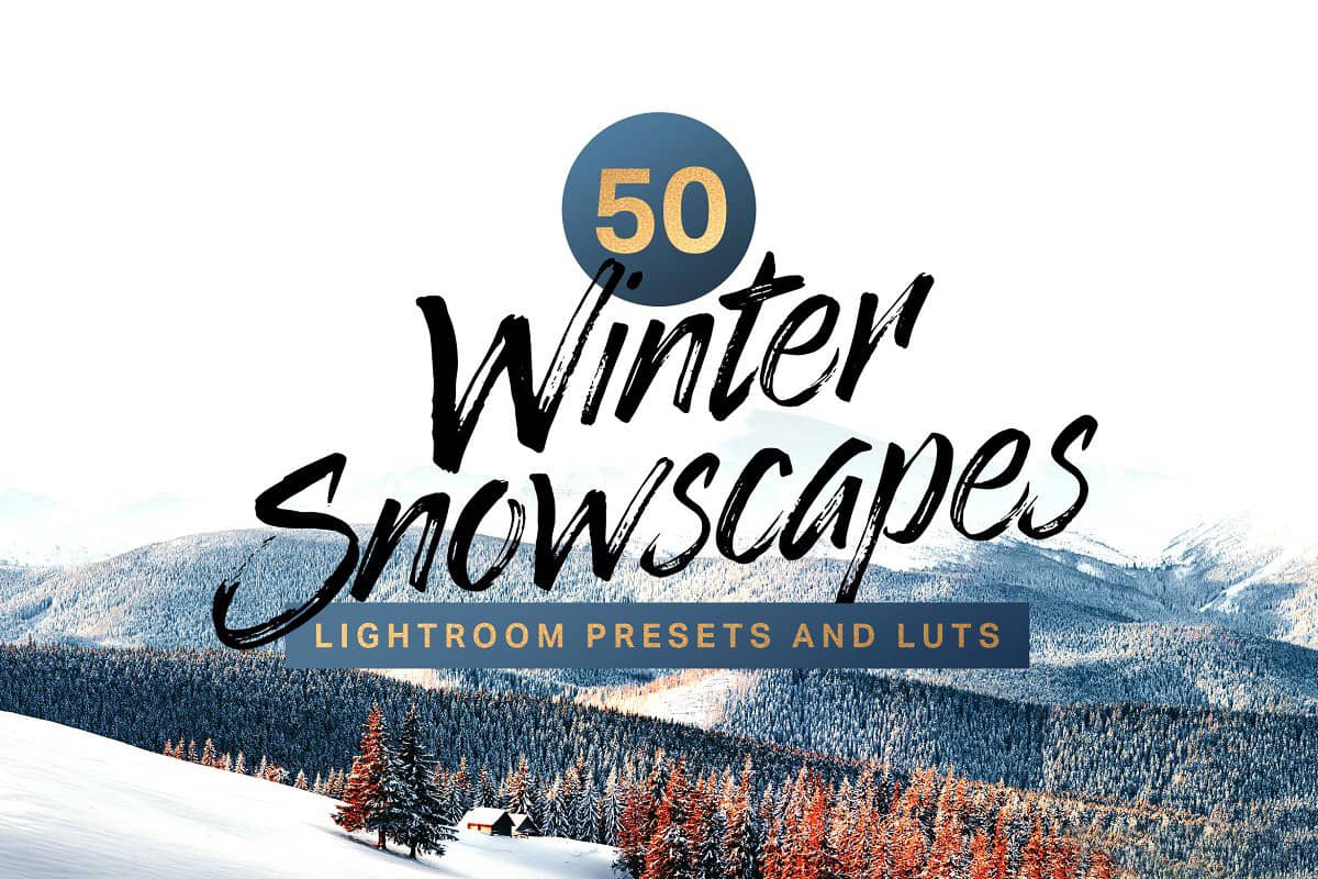 冬季旅拍风景人像LR预设LUT预设包 Winter Lightroom Presets and LUTs