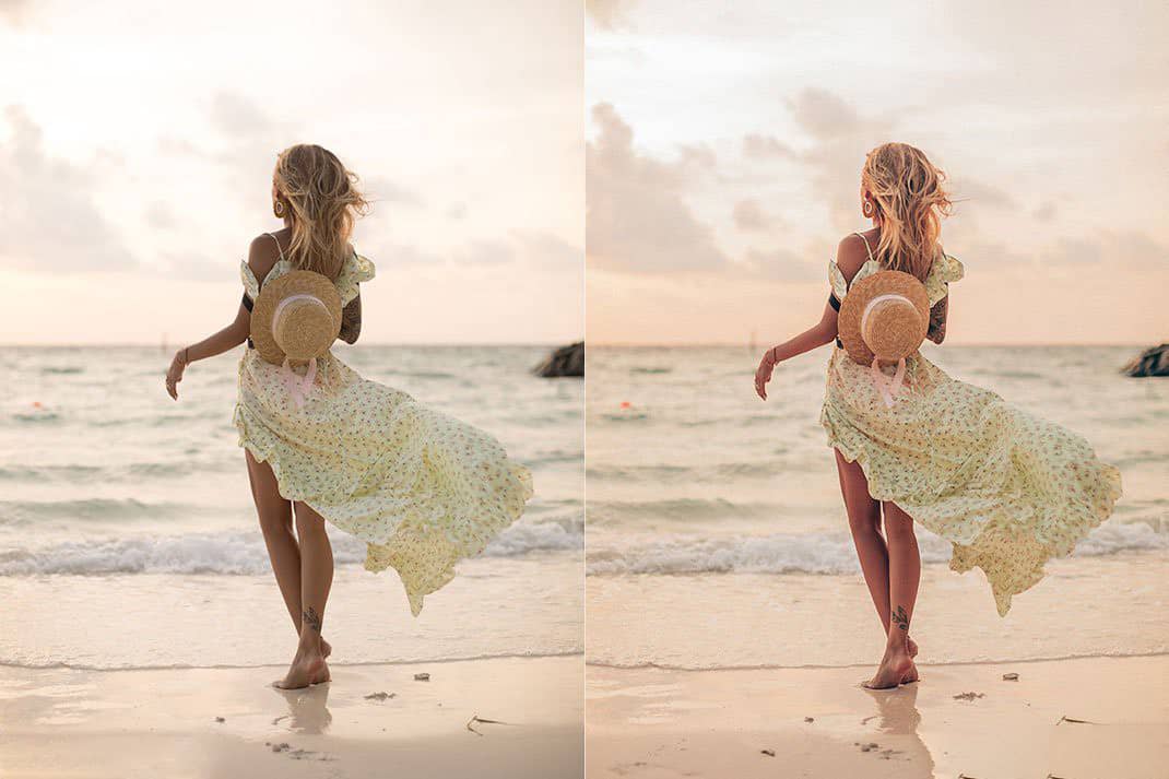 摄影师Yuliya Bezdar城市旅拍柔和日落人像Lightroom+Mobile预设