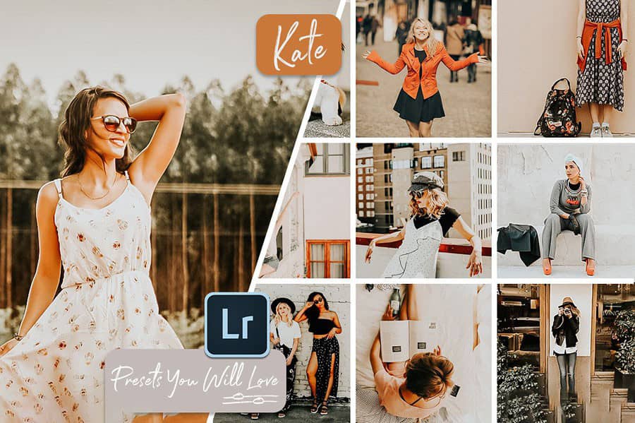 旅拍人像胶片风Lightroom预设+手机版lr预设+ACR预设Kate Lightroom