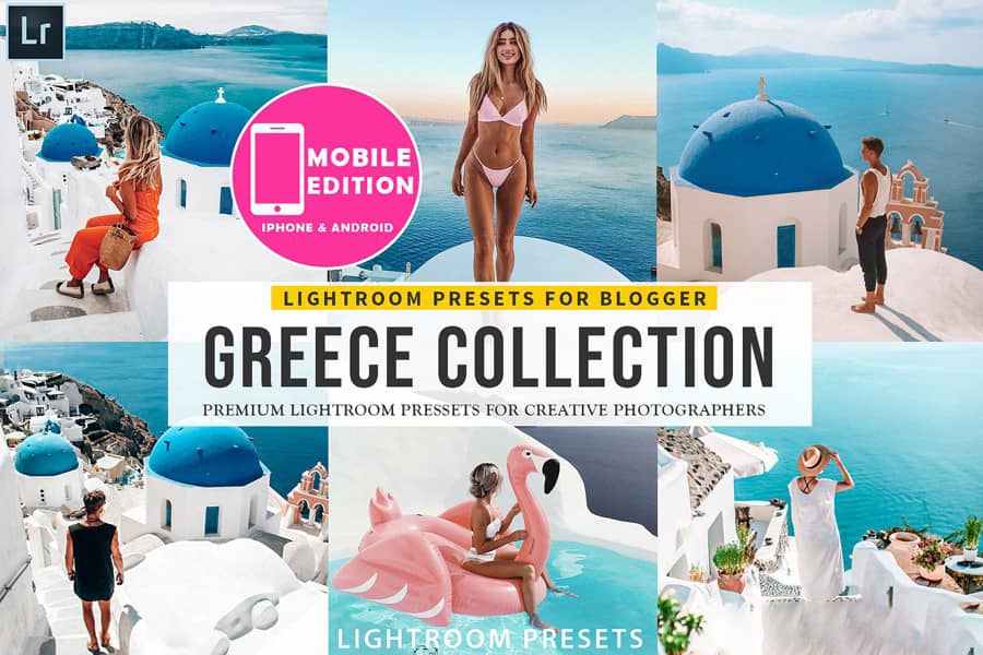 网红博主希腊旅行摄影Lightroom预设 Greece Travel Lightroom Presets