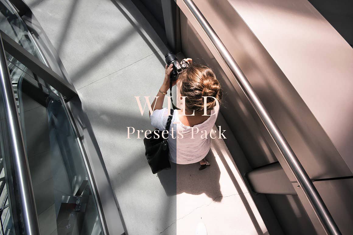 行扫街建筑极简主义摄影后期 Lightroom预设