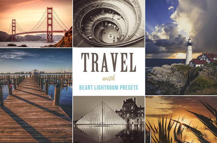 观与旅游风景Lightroom预设 Landscape Travel LR Presets