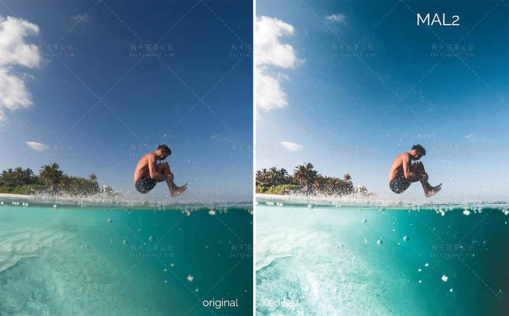 马尔代夫旅行摄影风景调色Lightroom预设