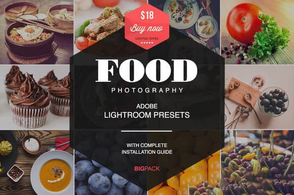 0款美食静物胶片Lightroom预设