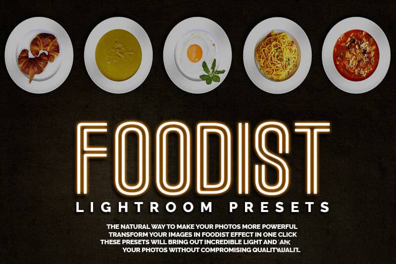 专业美食摄影后期Lightroom预设 Foodist Lightroom+Camera Raw(ACR)