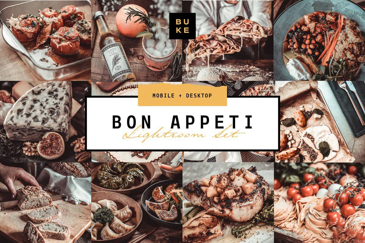 时尚大气烹饪美食胶片色调Lightroom预设+手机Lightroom APP预设