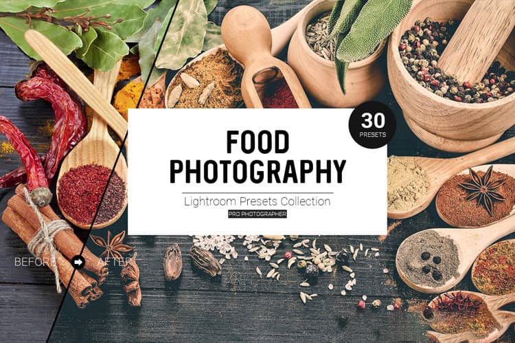 活美食摄影后期Lightroom预设
