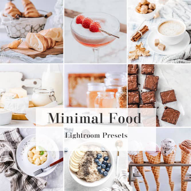 经典美食摄影LR预设+移动版食物预设 Minimal Lightlight Presets