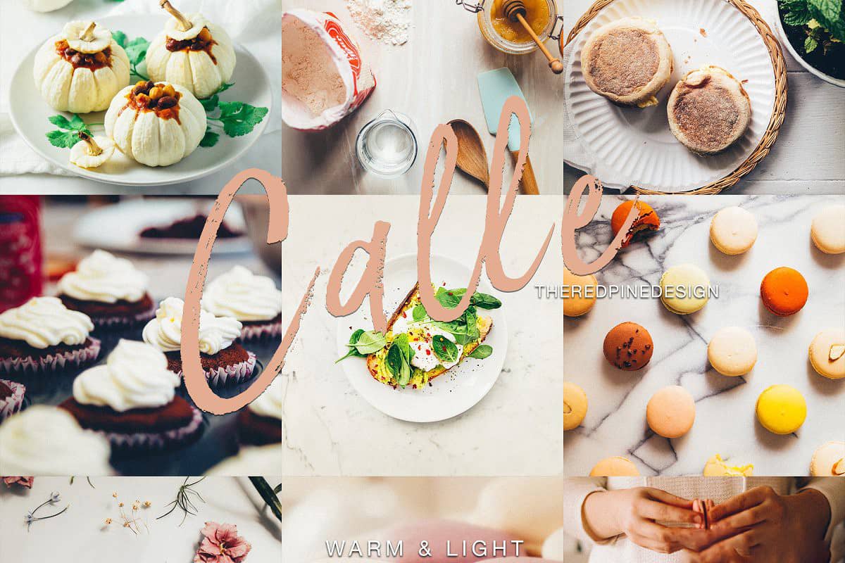 美食博客美食摄影Lightroom预设+ LIGHTROOM MOBILE手机版lr预设