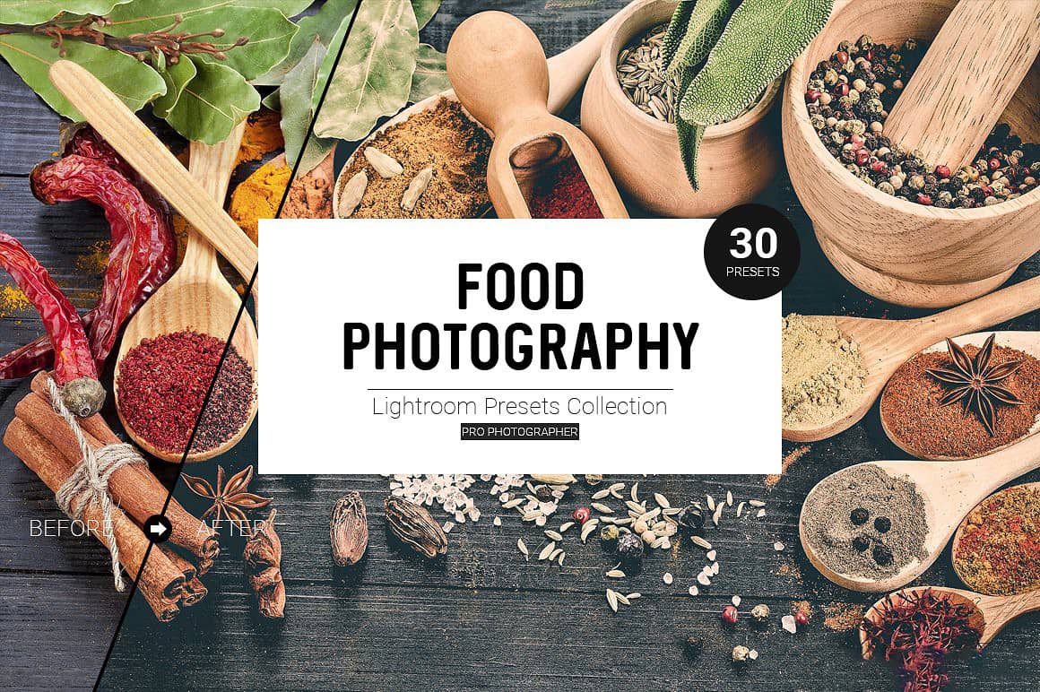 美食摄影Lightroom预设 Food Photography Lightroom Presets
