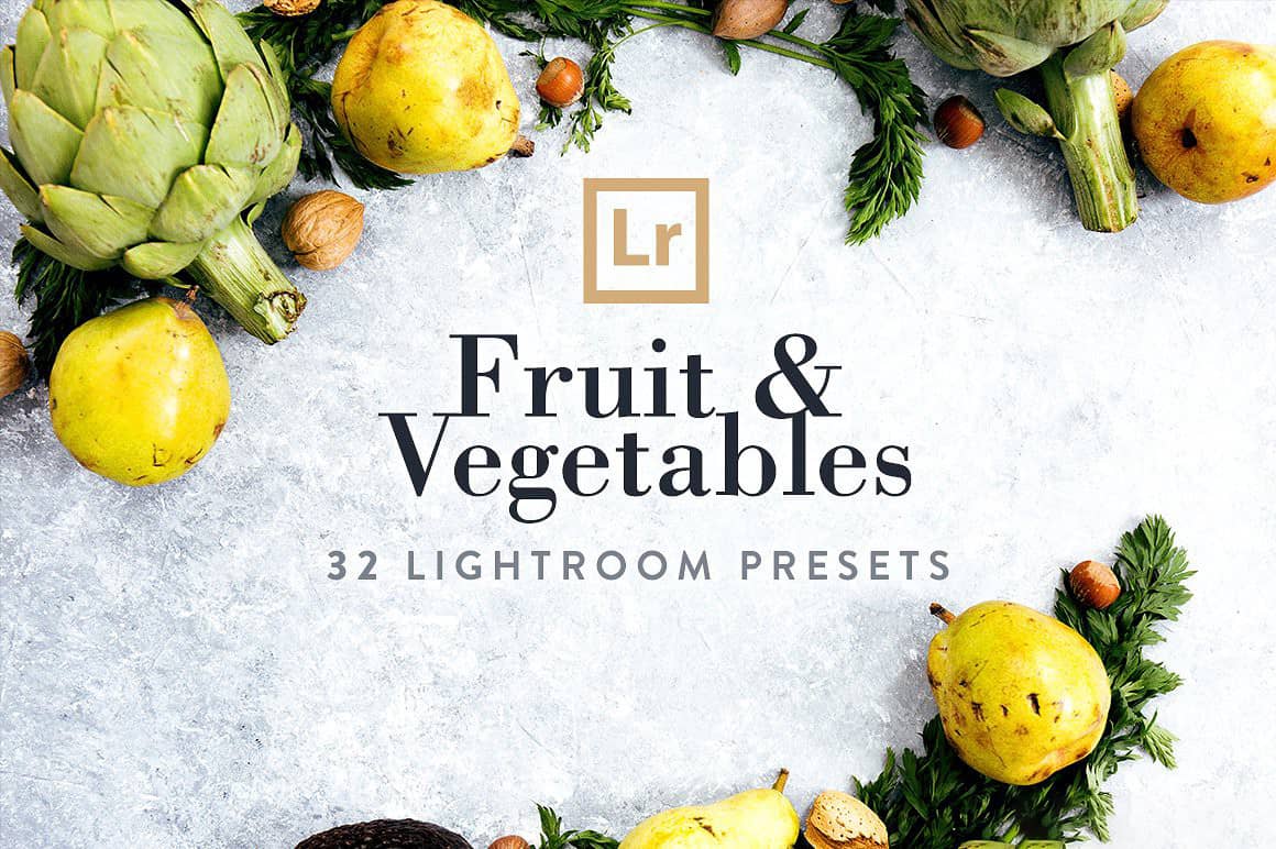 美食水果和蔬菜Lightroom预设 Fruit amp; Vegetables Lightroom Presets
