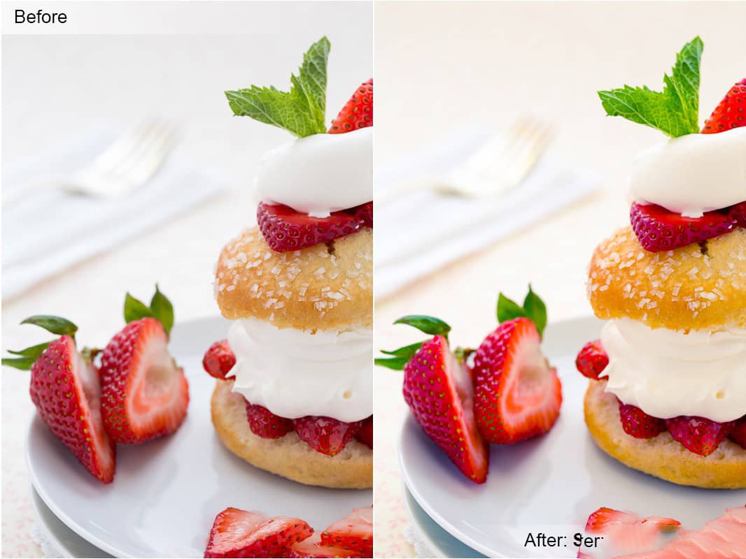 食摄影小清晰胶片Lightroom+ACR预设+PS动作 Stylized Food