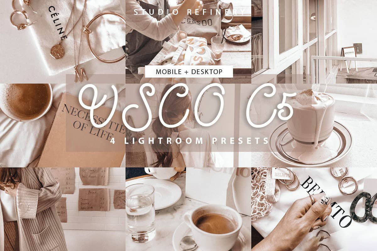 INS人像VSCO C5系列Lightroom预设 移动APP预设 VSCO C5 Lightroom Presets